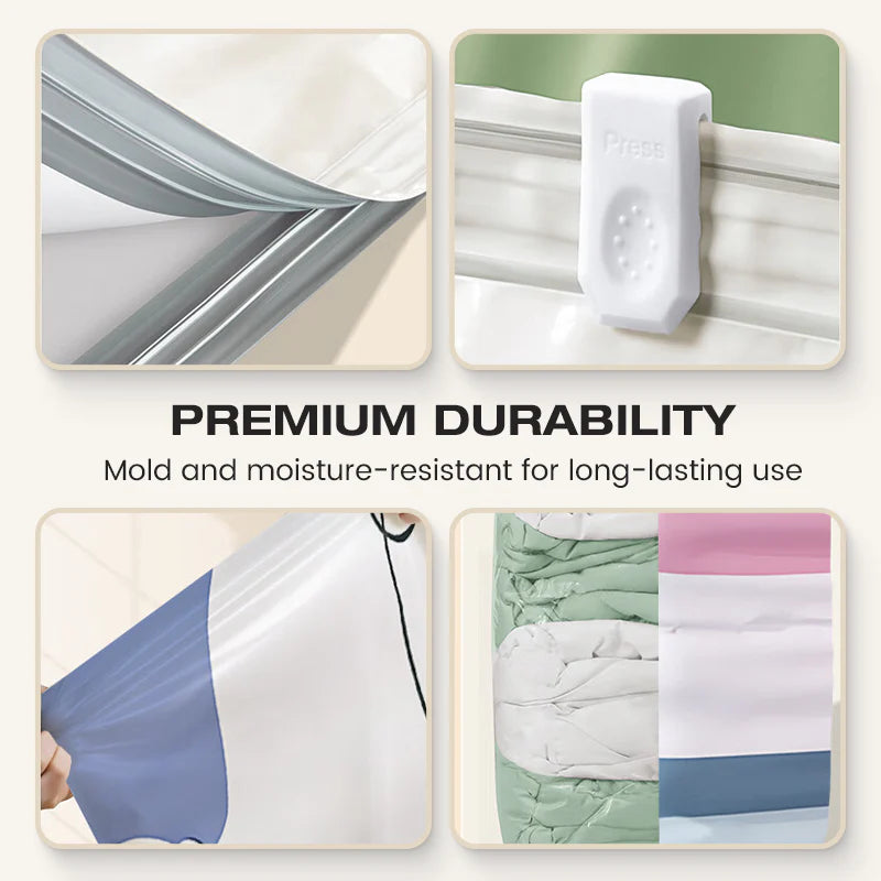 No-Pump 3D Vacuum Storage Bags
